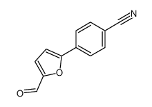 4-(5-甲酰基呋喃-2-基)苄腈结构式