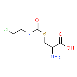 S-(N-(2-chloroethyl)carbamoyl)cysteine结构式