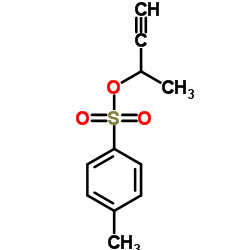 对甲苯磺酸(1-丁炔-3-基)酯结构式