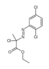 ethyl 2-chloro-2-[(2,5-dichlorophenyl)diazenyl]propanoate结构式