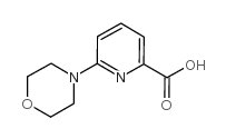 6-(4-吗啉基)-2-吡啶甲酸结构式