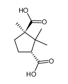 (+/-)-trans-camphoric acid Structure