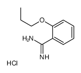2-PROPYLOXYBENZAMIDINE, HYDROCHLORIDE结构式