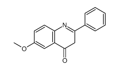 6-methoxy-2-phenyl-4-quinolone结构式