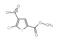 5-Chloro-4-nitrothiophene-2-carboxylic acid methyl ester Structure