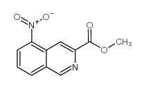 5-硝基-3-异喹啉羧酸甲酯结构式