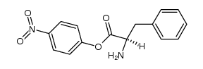 D-phenylalanine p-nitrophenyl ester Structure