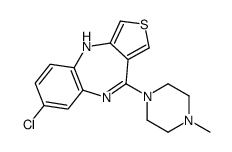 7-chloro-4-(4-methylpiperazin-1-yl)-10H-thieno[3,4-b][1,5]benzodiazepine Structure