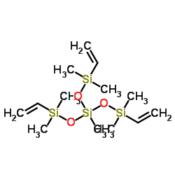 三(乙烯基二甲基硅氧基)甲基硅烷结构式