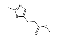 methyl 2-methyl-5-thiazole-propanoate Structure