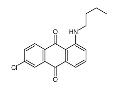 1-(butylamino)-6-chloroanthracene-9,10-dione Structure