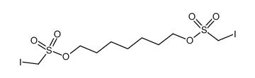 1,7-bis-iodomethanesulfonyloxy-heptane Structure