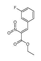 ethyl 3-(3-fluorophenyl)-2-nitroprop-2-enoate Structure
