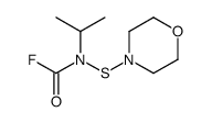N-morpholin-4-ylsulfanyl-N-propan-2-ylcarbamoyl fluoride结构式