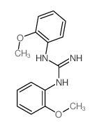 1,2-bis(2-methoxyphenyl)guanidine Structure