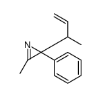 2-but-3-en-2-yl-3-methyl-2-phenylazirine结构式