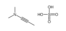 N,N-dimethylprop-1-yn-1-amine,sulfuric acid Structure