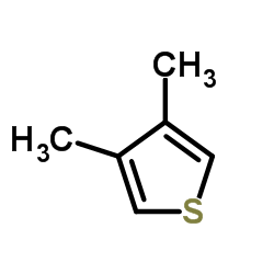 3,4-二甲基噻吩结构式
