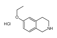 6-ethoxy-1,2,3,4-tetrahydroisoquinolin-2-ium,chloride结构式