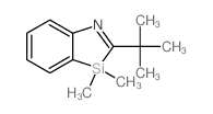 3H-1,3-Benzazasilole,2-(1,1-dimethylethyl)-3,3-dimethyl-结构式