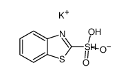 potassium benzothiazole-2-sulfonate Structure