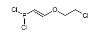[2-(2-chloroethoxy)vinyl]phosphonous dichloride Structure