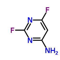 4-AMINO-2,6-DIFLUOROPYRIMIDINE structure