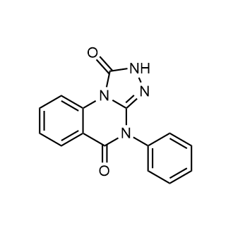 4-苯基-2,4-二氢-[1,2,4]三唑啉[4,3-a]喹唑啉-1,5-二酮结构式