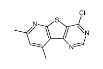 4-chloro-7,9-dimethyl-pyrido[3',2':4,5]thieno[3,2-d]pyrimidine Structure