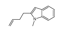 2-but-3-enyl-1-methylindole Structure