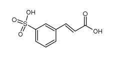 3-sulfo-cinnamic acid Structure