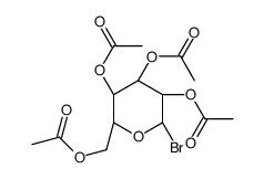 2,3,4,6-TETRA-O-ACETYL-BETA-D-GLUCOPYRANOSYL BROMIDE Structure