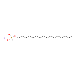 potassium hexadecyl sulphate结构式