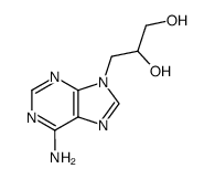 (2R)-3-(6-氨基嘌呤-9-基)丙烷-1,2-二醇结构式