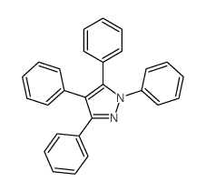1H-Pyrazole,1,3,4,5-tetraphenyl-结构式
