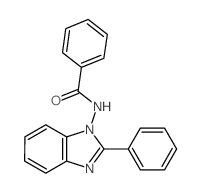 N-(2-phenylbenzoimidazol-1-yl)benzamide结构式