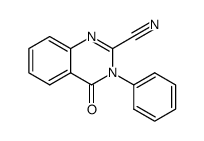 4-oxo-3-phenyl-3,4-dihydroquinazoline-2-carbonitrile Structure