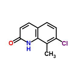 7-氯-8-甲基喹啉-2(1H)-酮结构式