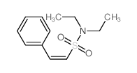 Ethenesulfonamide,N,N-diethyl-2-phenyl-, (E)- (9CI)结构式