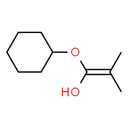 1-Propen-1-ol,1-(cyclohexyloxy)-2-methyl-(9CI)结构式