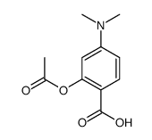 acetyl-4-dimethylaminosalicylic acid Structure