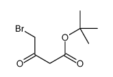 tert-butyl 4-bromo-3-oxobutanoate结构式