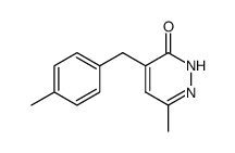 6-methyl-4-(4-methylbenzyl)pyridazine-3(2H)-one Structure