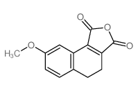 8-Methoxy-4,5-dihydronaphtho[1,2-c]furan-1,3-dione结构式