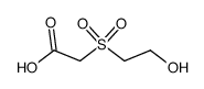 (2-hydroxy-ethanesulfonyl)-acetic acid Structure