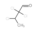 Butanal,2,2,3-trichloro- Structure