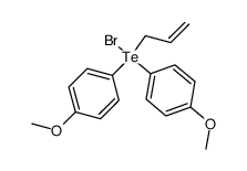 allylbromobis(4-methoxyphenyl)-l4-tellane结构式