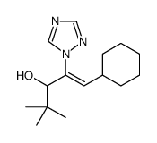 alpha-tert-butyl-beta-(cyclohexylmethylene)-1H-1,2,4-triazol-1-ethanol Structure
