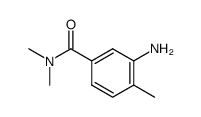 N,N-dimethyl-3-amino-4-methylbenzamide结构式