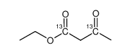乙酰乙酸乙酯-1,3-13C2结构式